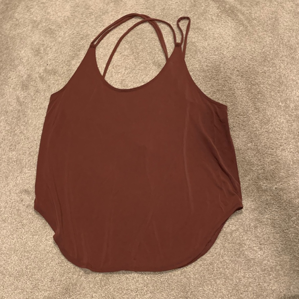 Free People maroon workout top